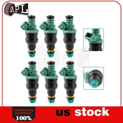 6 piezas inyectores de combustible para BMW 525i 325is 1992 1993 1994 1995 2,5 L 0280150415 Foto 1 de 4