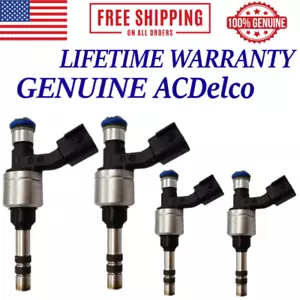NEW x4 OEM ACDelco Fuel Injectors For 2010-2011 GMC, Buick, Chevrolet 2.4L I4 - Picture 1 of 2