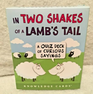 IN TWO SHAKES OF A LAMB'S TAIL: A QUIZ DECK OF CURIOUS By Pomegranate - Picture 1 of 2
