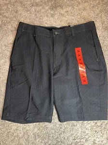 NEW Men's Pebble Beach Dry-Luxe Black Performance Golf Shorts Size 34 - Picture 1 of 6