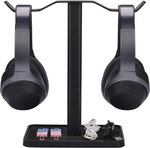 Support de casque double bureau en alliage d'aluminium support de casque de jeu pour Sennheiser - Photo 1 sur 7
