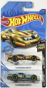 2020 Hot Wheels HW Race Day 4/10 - '76 Greenwood Corvette (Gold & Teal) 2er Set - Bild 1 von 4