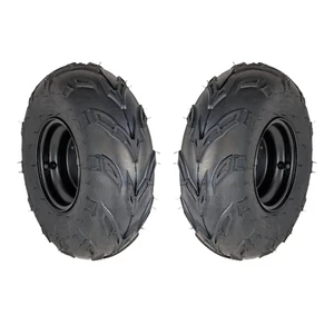 RedCap 145x70-6 Tubeless Tire Wheel Rim for Off-Road 70cc-125cc ATV Go-Kart 2Pcs - Picture 1 of 11