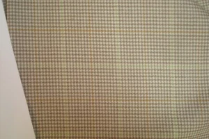 2.83 yds UK Wool Fabric Luxury Super 140s Suiting 8 oz Houndstooth Plaid 102" - Picture 1 of 5