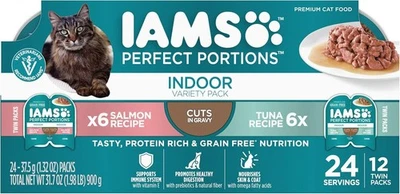 IAMS Perfect Portions Cuts in Gravy Chicken, Tuna and Salmon Flavor Wet Cat Food - Image 1 of 4