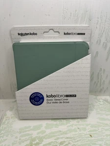 Funda básica para dormir Kobo Libra color soporte bidireccional cuero vegano - verde jardín - Imagen 1 de 2