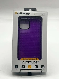 Funda Cellhelmet Altitude Serie X para Apple iPhone 14, Transparente Púrpura Delgada - Imagen 1 de 3