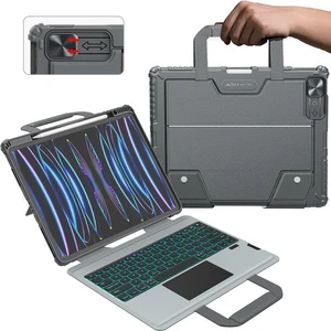 iPad Air 13 Inch Keyboard Case (M2,2024),iPad Pro 12.9 Keyboard Case with Sta... - Picture 1 of 8