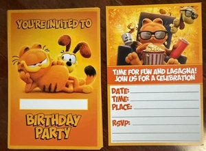 Garfield Party Einladungen 11 Stk. ~ NEU - Bild 1 von 4