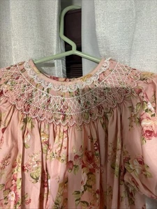 Petit Ami girls casual dress soft pink embroidery short sleeve size 6X - Picture 1 of 3