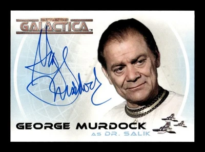 The Complete Battlestar Galactica Autograph A14 George Murdock as Dr. Salik - Imagem 1 de 3