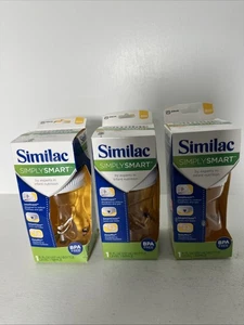 3 Similac Simply Smart 8 fl oz Bottle - Level 1 Nipple - Clear - BPA FREE (New) - Picture 1 of 5