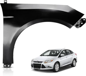 Front Right Fender for Ford Focus 2012-2018, Primed Steel, No Side Lamp Hole 🚗 - Bild 1 von 9
