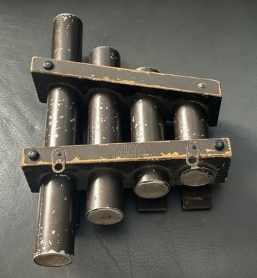 Antiguo COCHE COMEDOR FERROCARRIL "Deagan" CENA 4 CAMPANAS / Campana CHICAGO Fabricante TREN Foto 1 de 4