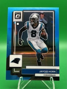 Panini Donruss Optic Aqua Prizm 2022/299 Jaycee Horn #32 Panthers - Imagen 1 de 3
