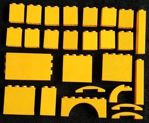 Lego Wandpaneele Konvolut gelbe Steine Säule Stützbögen Stücke 2453 3245 4215 - Bild 1 von 4