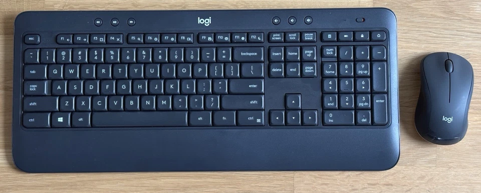 Logitech MK540 Advanced Tastatur Maus-Set, Schwarz, QUERTY - Bild 1 von 1