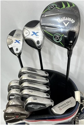 Callaway Club Set 1W 5W 3H 4-9i Pw 54 58 PT 13pc RH Graphite & Steel Stiff Men - Image 1 of 4