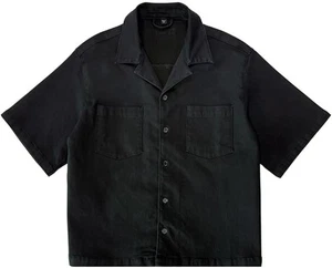 Camisa corta cubana con botones para hombre - Camisa tejida manga corta cuello XL - Imagen 1 de 6