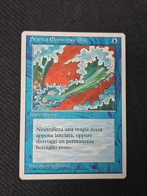 1995 Magic MTG Italian Revised Blue Elemental Blast Near Mint - Image 1 of 2