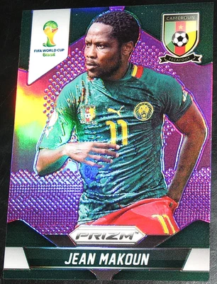 2014 Prizm Кубок мира Jean Makoun фиолетовый # 23/99 Камерун #39 - Изображение 1 из 2