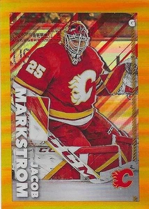 2022-23 topps Chrome hockey stickers 77 Jacob Markstrom GOLD 1/50 Calgary - Picture 1 of 2