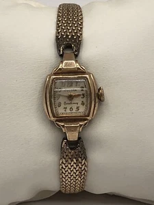 VINTAGE DAMEN BULOVA EXCELLENCY ARMBANDUHR 10K GOLDFILLED - Bild 1 von 7