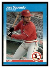 1987 Fleer #305 JOSE OQUENDO St. Louis Cardinals