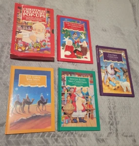 Christmas Treasury Pop-Up Books 1991 Set of 4 Boxed Ottenheimer - Picture 1 of 22