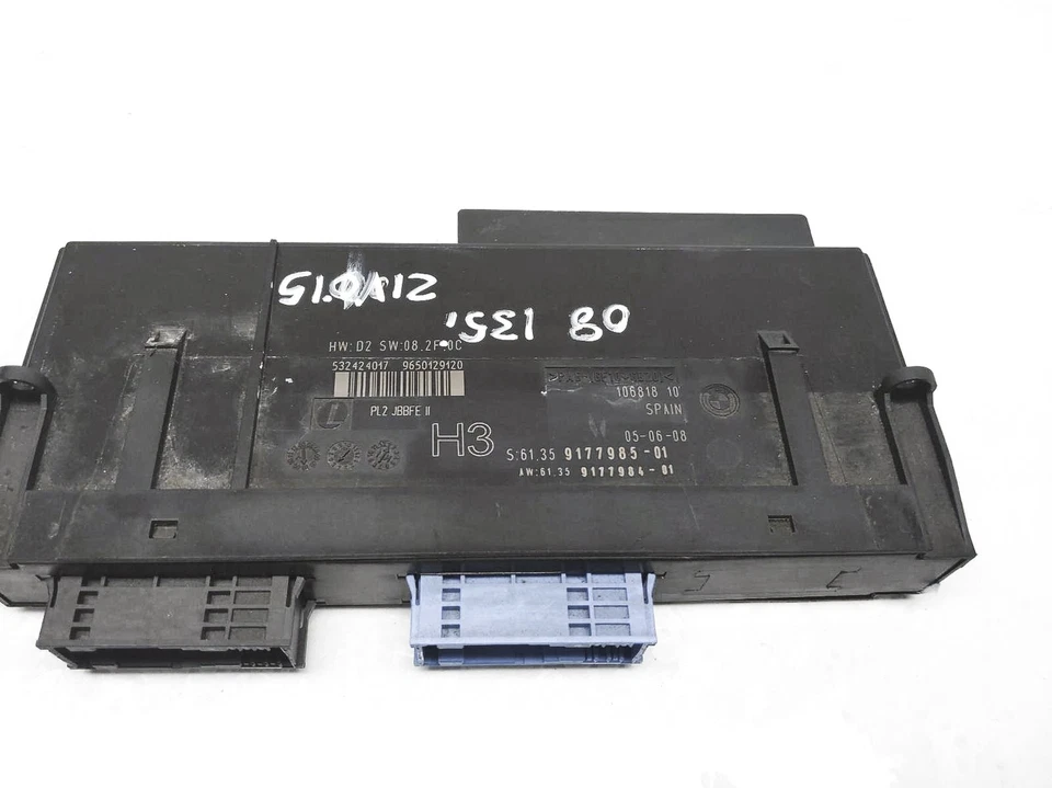 Módulo de control de carrocería BMW 135I 2008-2009 BCM - sin lámparas adaptativas 61359177985 Foto 1 de 4