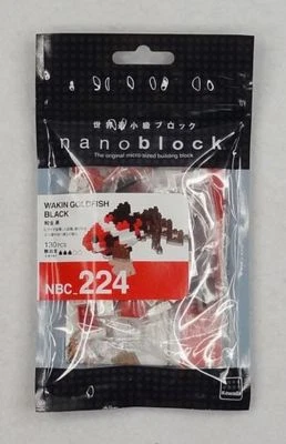 Kit de construcción NanoBlock Wakin Goldfish negro 130 piezas NBC-224 s3 en stock Foto 1 de 2