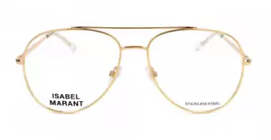 Gafas Aviador Dorados Isabel Marant IM0027 Oro Amarillo Acero Inoxidable - Imagen 1 de 5