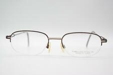 Vintage Neostyle Office 680 Bronze Silver Half Brand Glasses Eyeglass Frame NOS
