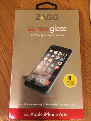 ZAGG Invisible Shield Tempered Glass Screen Protection iPhone 6/6s - Image 1 of 2