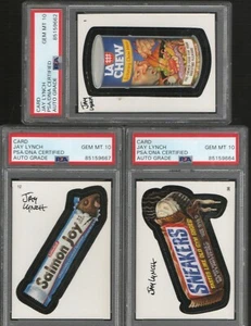 Wacky Packages La Chew Salmon Joy Sneakers Signed By Jay Lynch PSA 10 Auto Grade - Picture 1 of 1