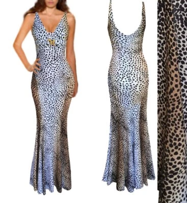 ¡OFERTA! $15,000 Precioso Vestido ROBERTO CAVALLI ITALIA Seda Talla S 38-42 Foto 1 de 4