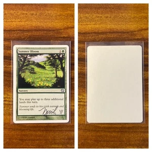 MTG 💐Signed SUMMER BLOOM Artist Proof 💐9th Edition MINT 2005 N. Leonard Art - Picture 1 of 9