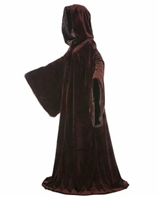 Bata de mago de terciopelo capa de Halloween disfraz de disfraz de fantasía Foto 1 de 4
