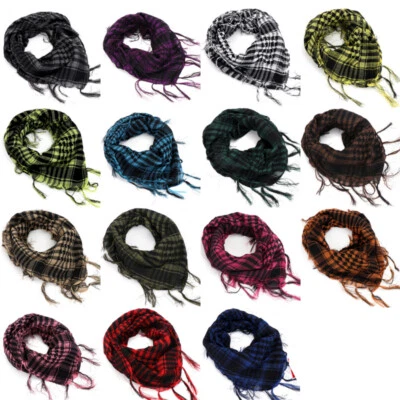 Shemagh Arab  Military Tactical Men's Shawl Wrap Scarf Scarves 38" x 38" - Imagen 1 de 4