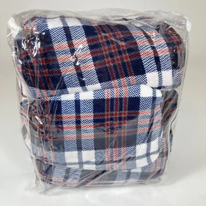 North Shore Living Reversible Plush to Sherpa Blanket - King NEW - Picture 1 of 8