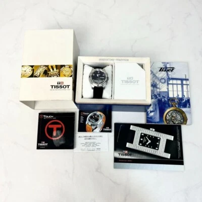 Rare Operating Tissot T-Touch Ii Digital Touch Watch From Japan good condition - Image 1 of 4