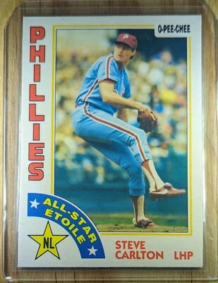 1984 Steve Carlton O-Pee-Chee #395 All-Star Baseball Card Philadelphia Phillies - Image 1 of 2