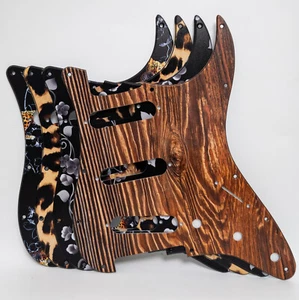 Golpeador de guitarra SSS placa rascadora de guitarra de 11 orificios para guitarra Fender Strat - Imagen 1 de 11