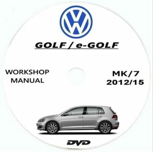 Workshop Manual Volkswagen GOLF/GTI,manuale officina+schemi elettrici Golf 7(5G)