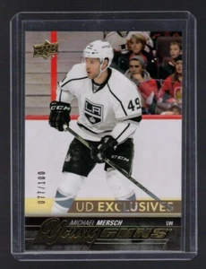 2015-16 UD Young Guns, Michael Mersch #523 EXCLUSIVES 077/100 **L.A. Kings** - Picture 1 of 1