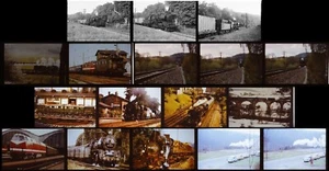 17 x DDR Eisenbahn 35 mm Negativ Dampflok BR 41 1144-9, 99 4532-0 um 1985 ( 873 - Bild 1 von 1