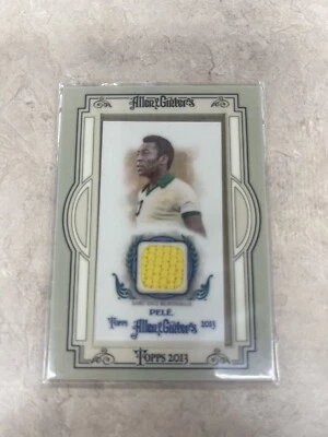 2013 Topps Allen Ginter PELE Patch Relic Mini Framed Brazil World Cup SP - Image 1 of 2