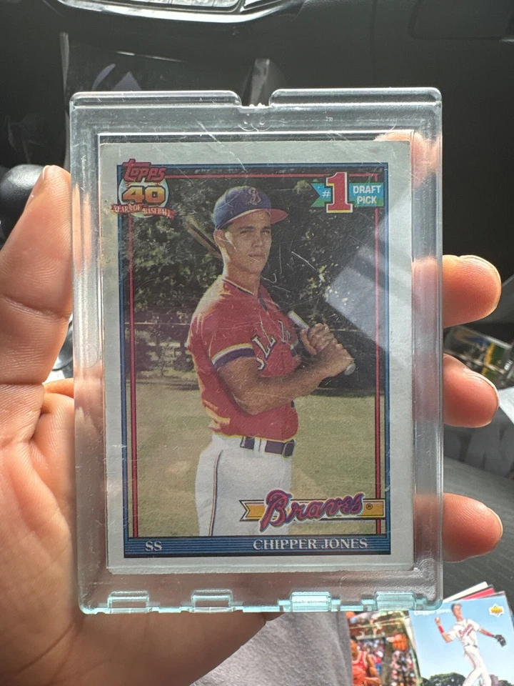 Topps Chipper Jones 333 1991 RC BGS 6 Foto 1 de 3