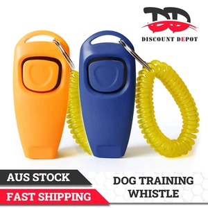 Dog Puppy Pet Training Whistle Obedience Ultrasonic Pitch Clicker Barking Stop - Picture 1 of 14
