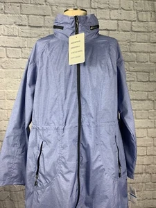 32degrees Women's XL Blue Waterproof Stretch Rain Jacket - Picture 1 of 5